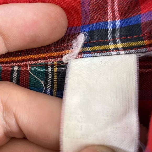 Ely Cattleman‎ Vintage Pearl Snap Western Shirt Mens Size XL Red Green Plaid - Picture 3 of 14